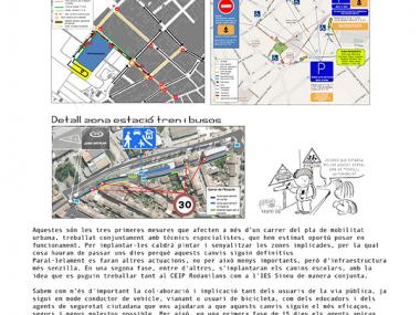 Pla de mobilitat urbana, primera fase