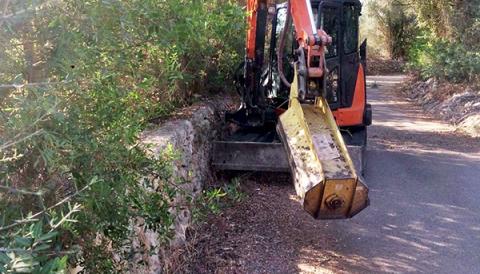 Campanya de desbrossament dels camins rurals i de poda dels arbres de les zones verdes